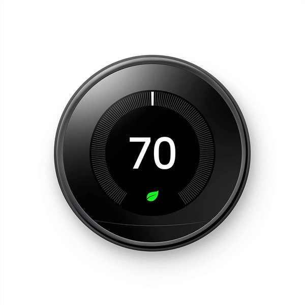 Google Nest Learning Thermostat 3rd Gen Mirror Black NES-T3018US